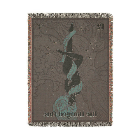 "The Hanged One" Woven Blanket, 100% Cotton