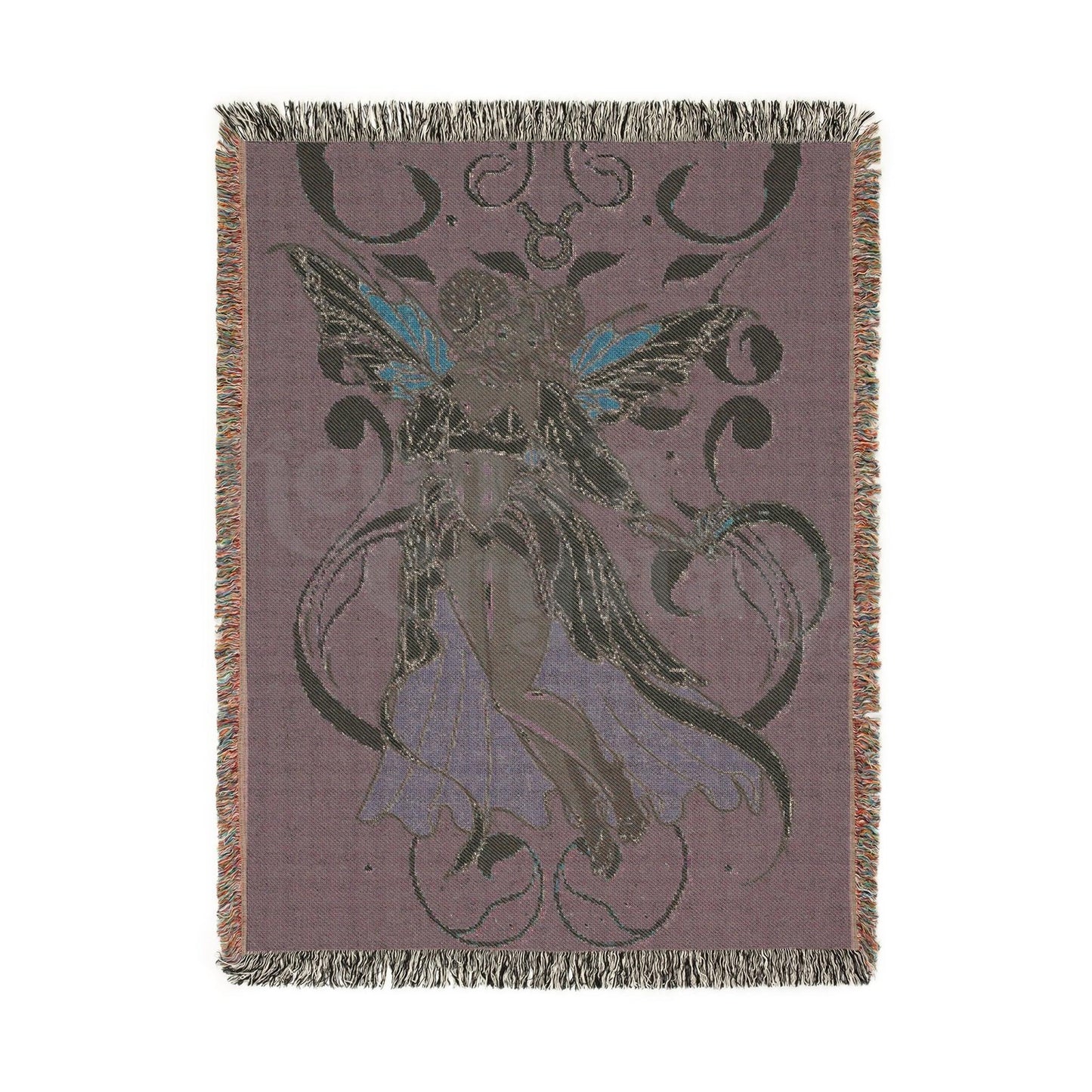 "Tatiana" Taurus Woven Blanket, 100% Cotton
