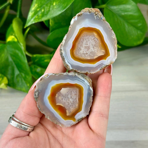 2026 Agate Bay Agate Pairs (Listing 1/3!) H2 67 - Kenna's Crystals from TikTok
