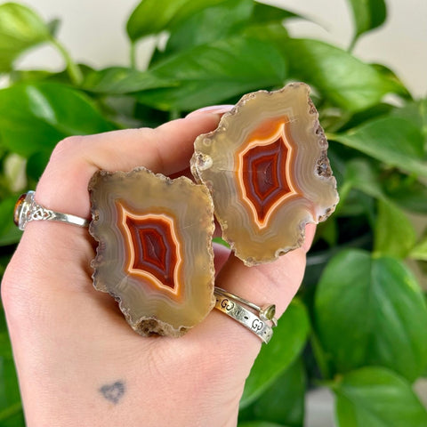 2026 Agate Bay Agate Pairs (Listing 1/3!) I2 69 - Kenna's Crystals from TikTok