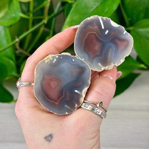 2026 Agate Bay Agate Pairs (Listing 1/3!) K2 73 - Kenna's Crystals from TikTok