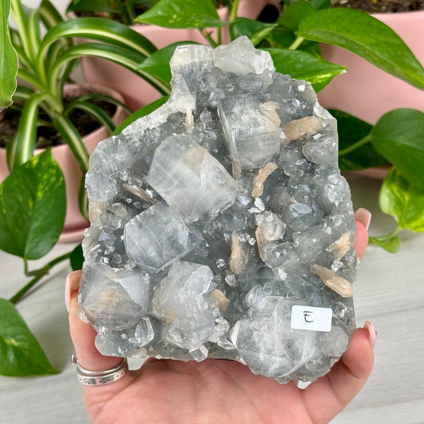 Smoky Chalcedony With Apophyllite