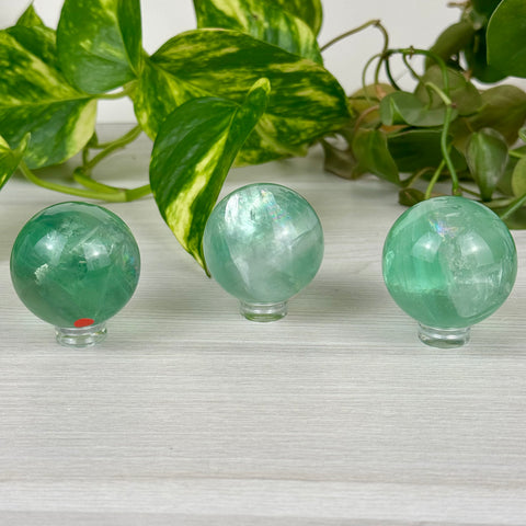 Rainbow Grape Fluorite Sphere