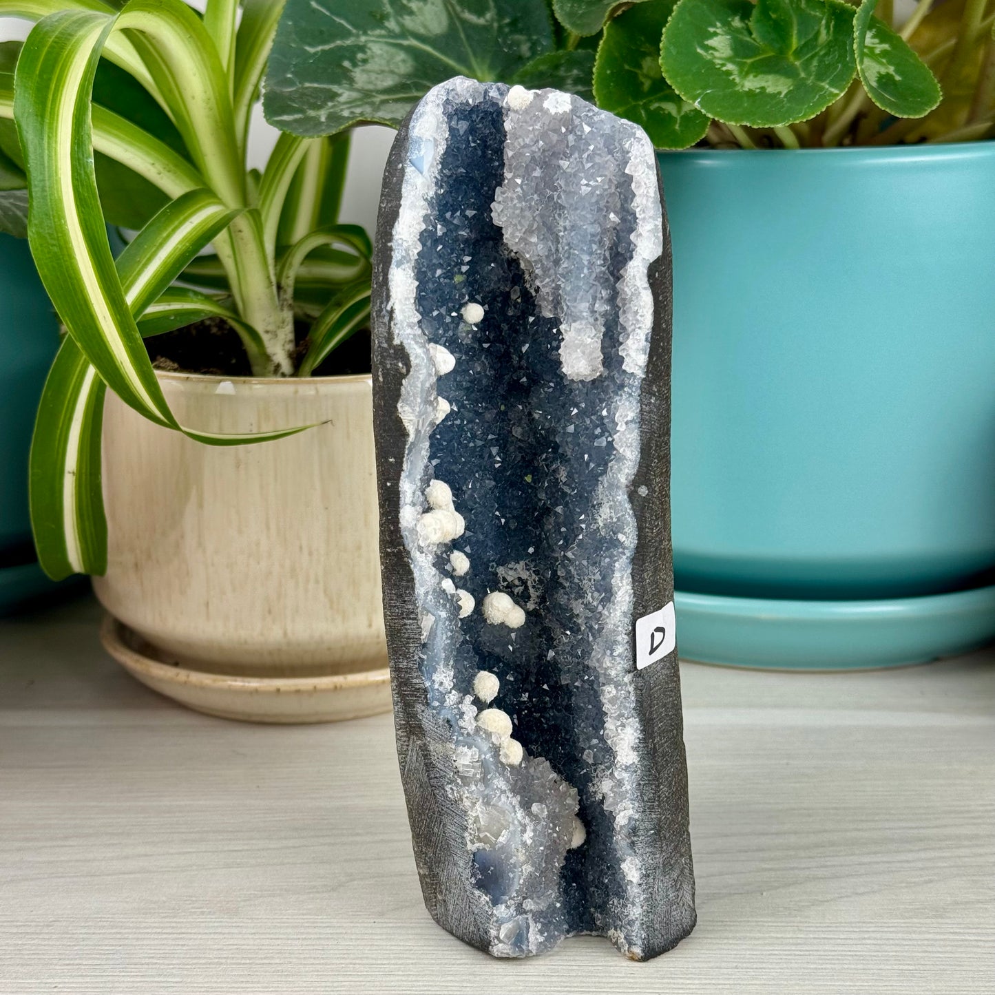 Mordenite/Okenite In Geode