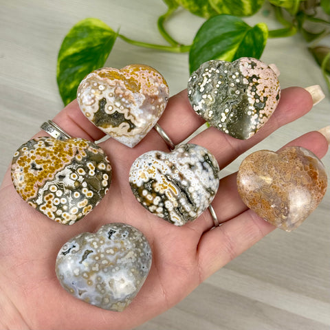 Ocean Jasper Heart