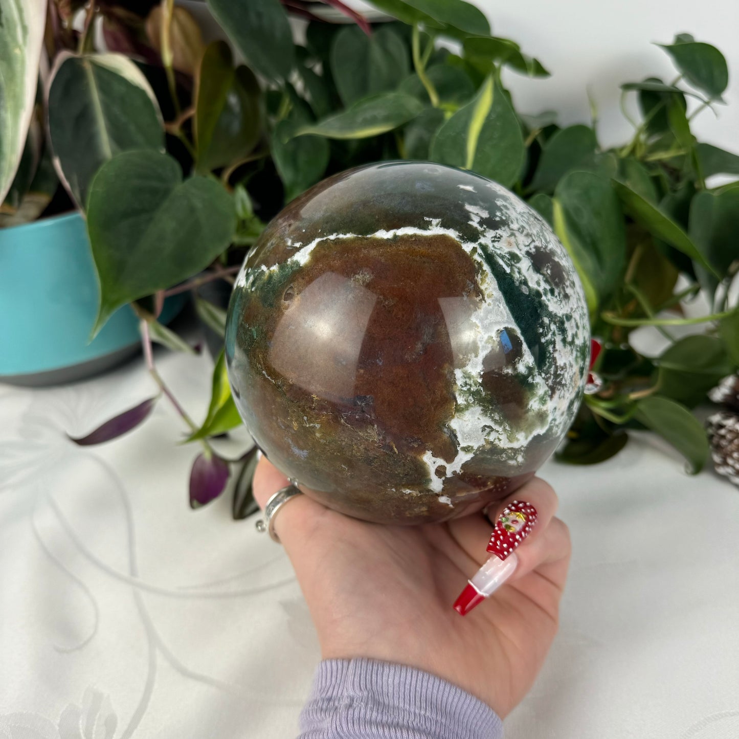 Moss Agate Sphere