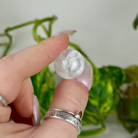 Mini Snowflake Lodolite Sphere