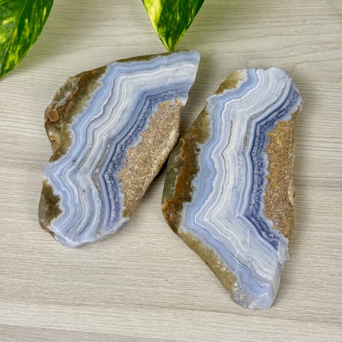 Blue Lace Agate Slab