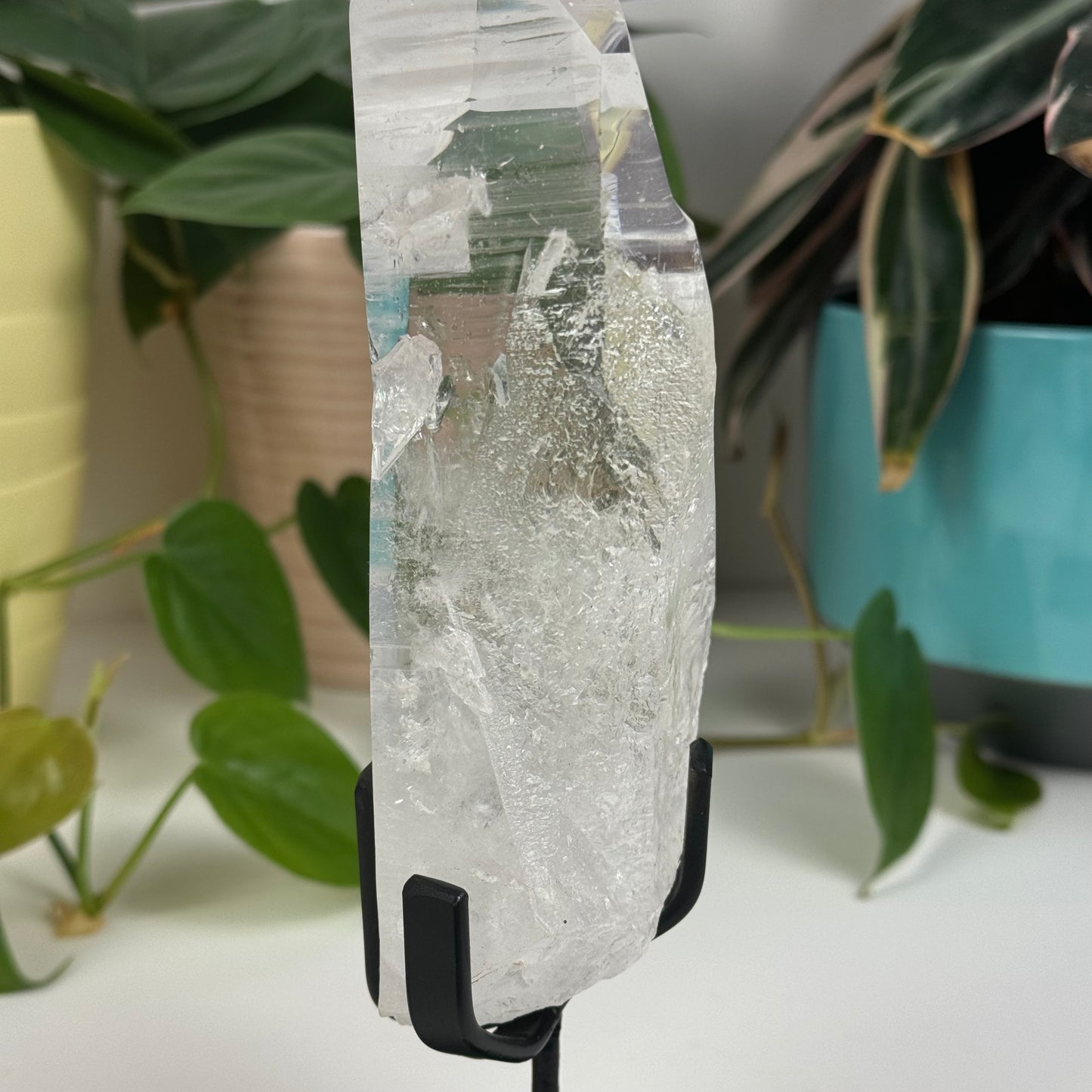 Incredible Lemurian Quartz (W/ Custom Stand) - N