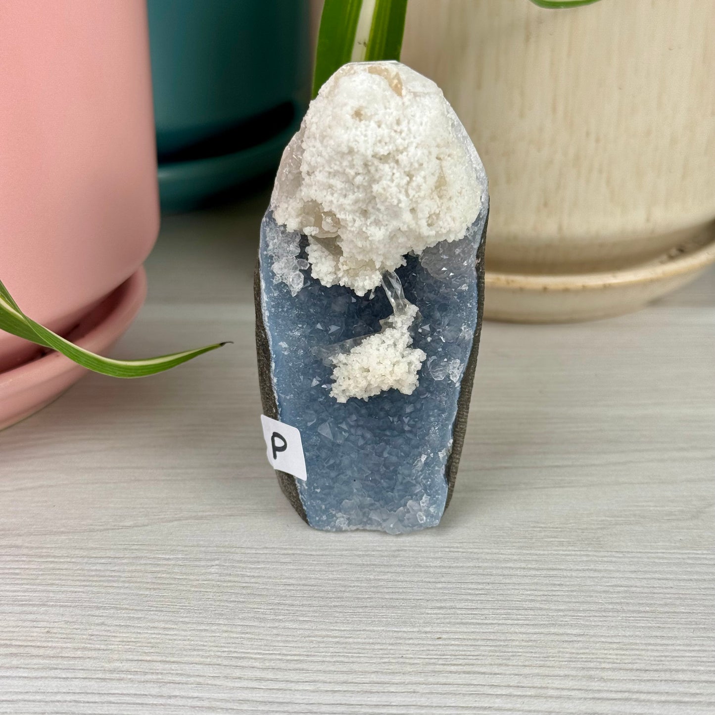 Mordenite/Okenite In Geode