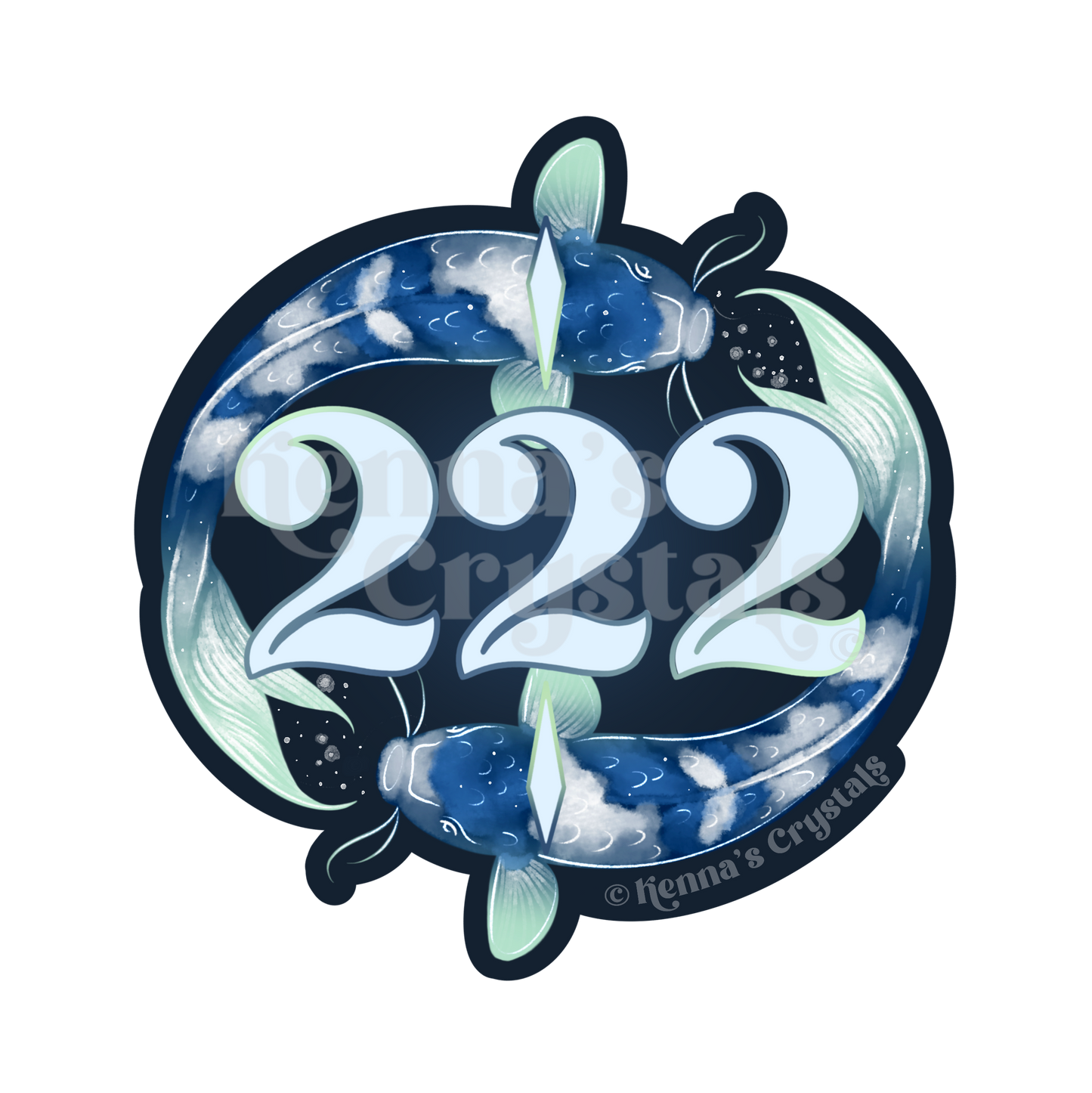 "222" Sticker