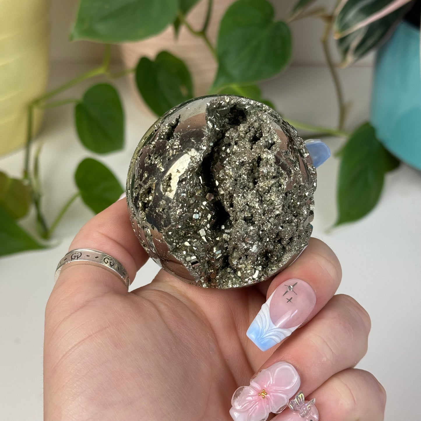 Cubic Pyrite Sphere - Q