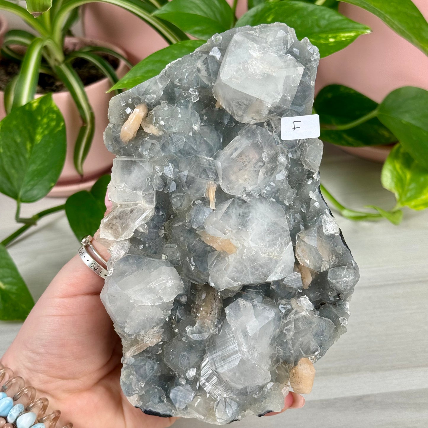 Smoky Chalcedony With Apophyllite