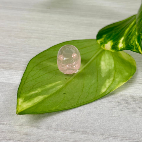 Mini Rose Quartz Piggy