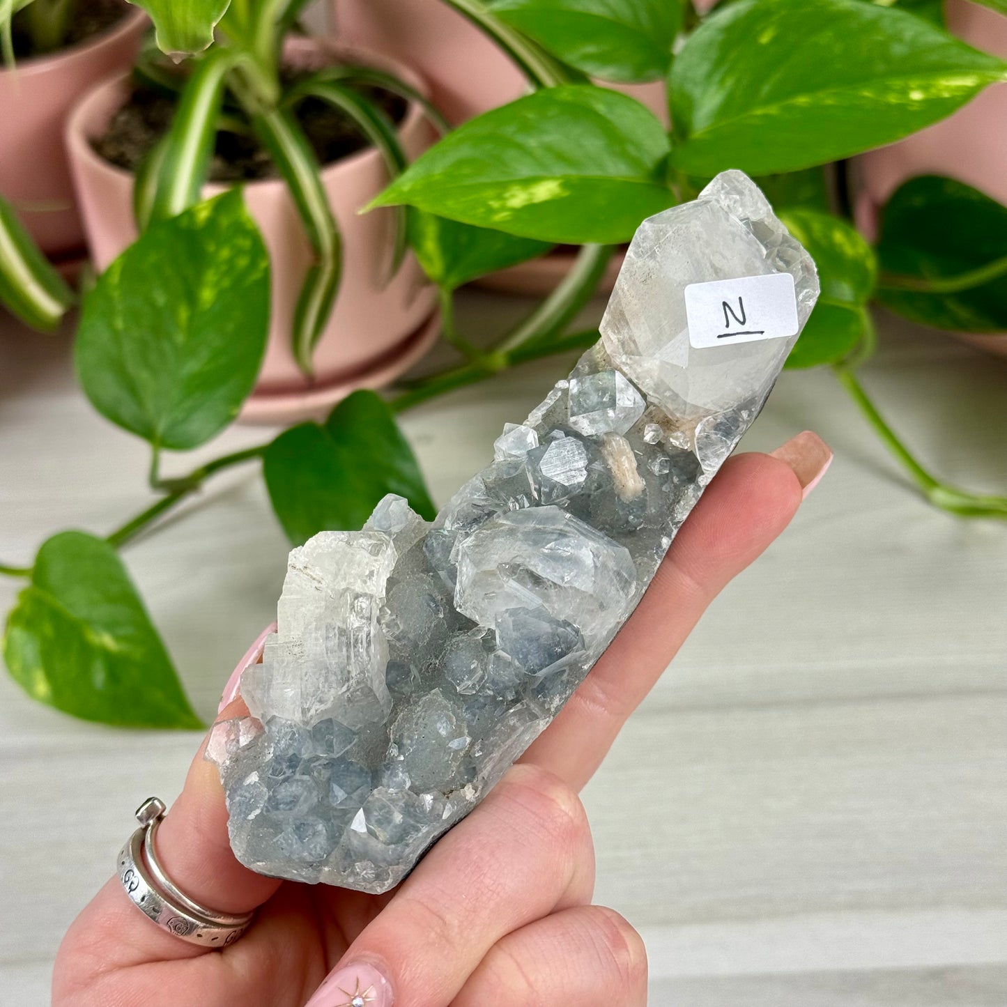 Smoky Chalcedony With Apophyllite