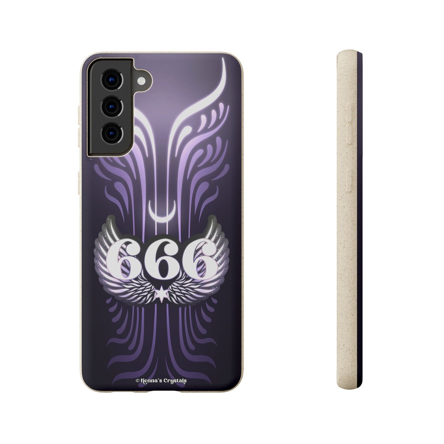 "666" Angel Number Biodegradable Phone Case