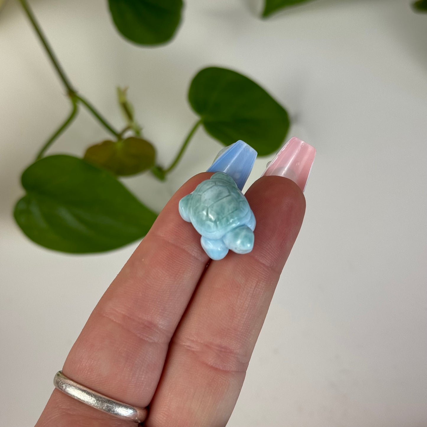 Mini Larimar Turtle