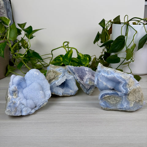 Druzy Blue Lace Agate Chunk