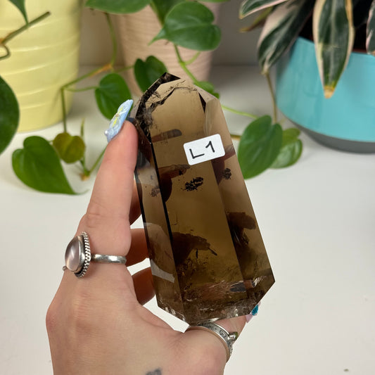 Brazilian Smoky Quartz Tower - L1