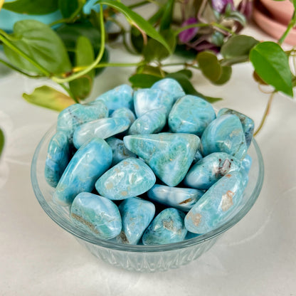 Blue & Green Larimar Tumble