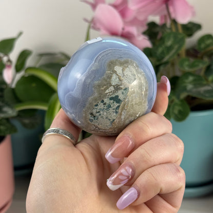 Blue Lace Agate Sphere