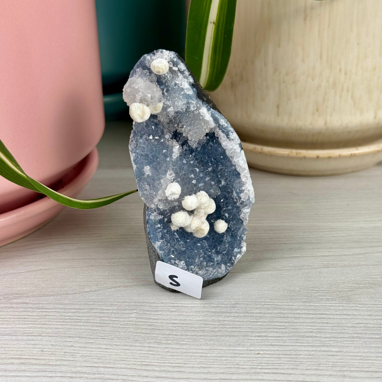 Mordenite/Okenite In Geode