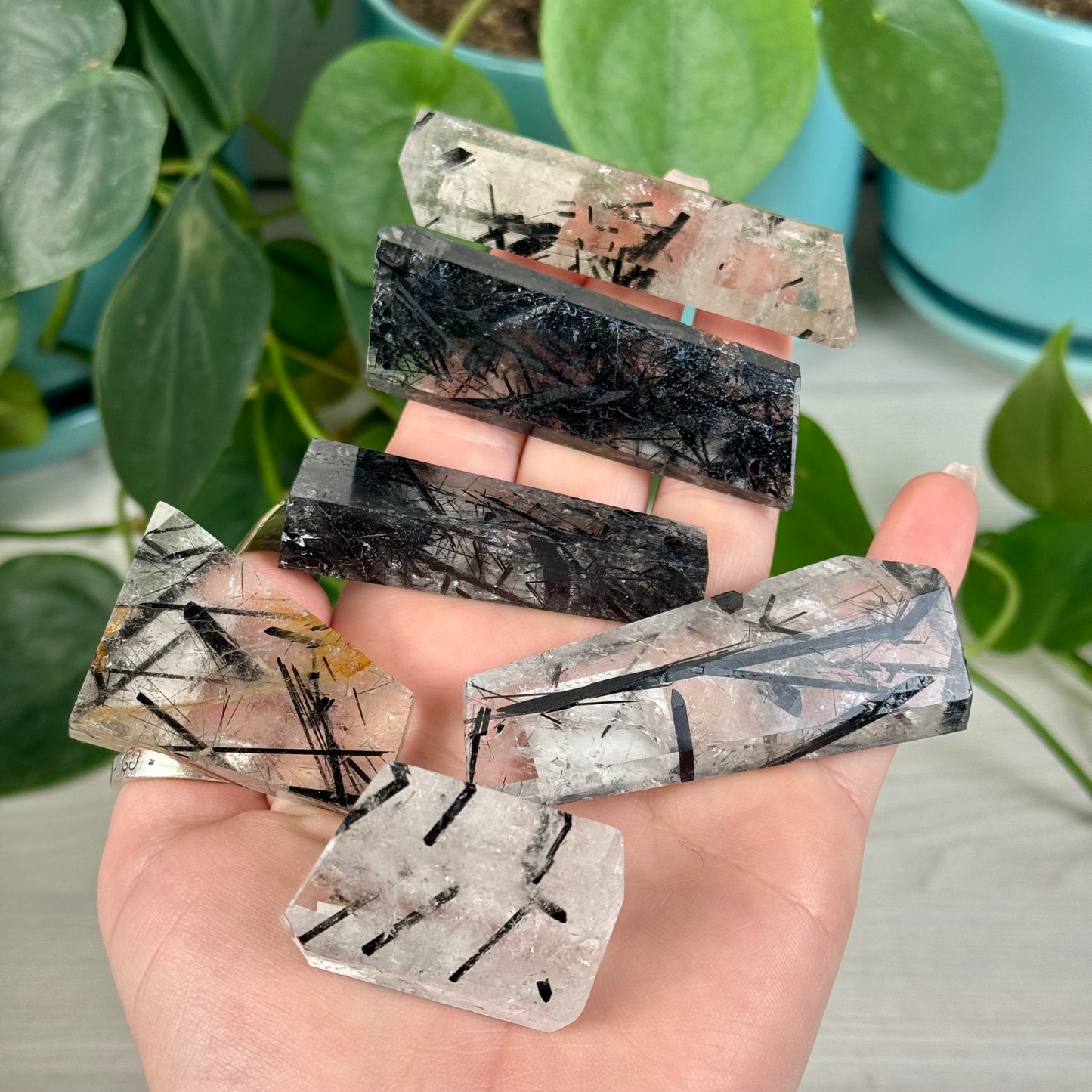 Tourmaline In Quartz Free Form