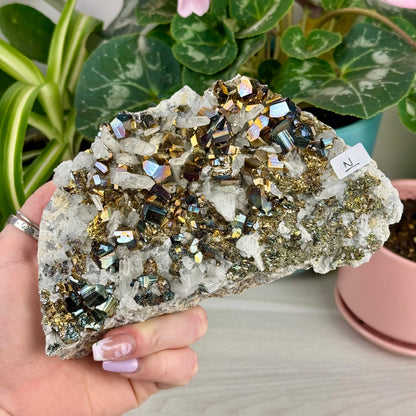Iridescent Pyrite Specimen