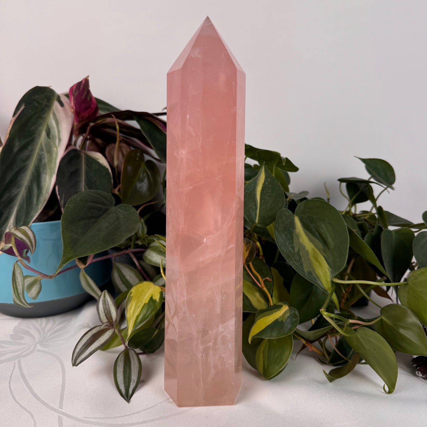 XL Rose Quartz Tower