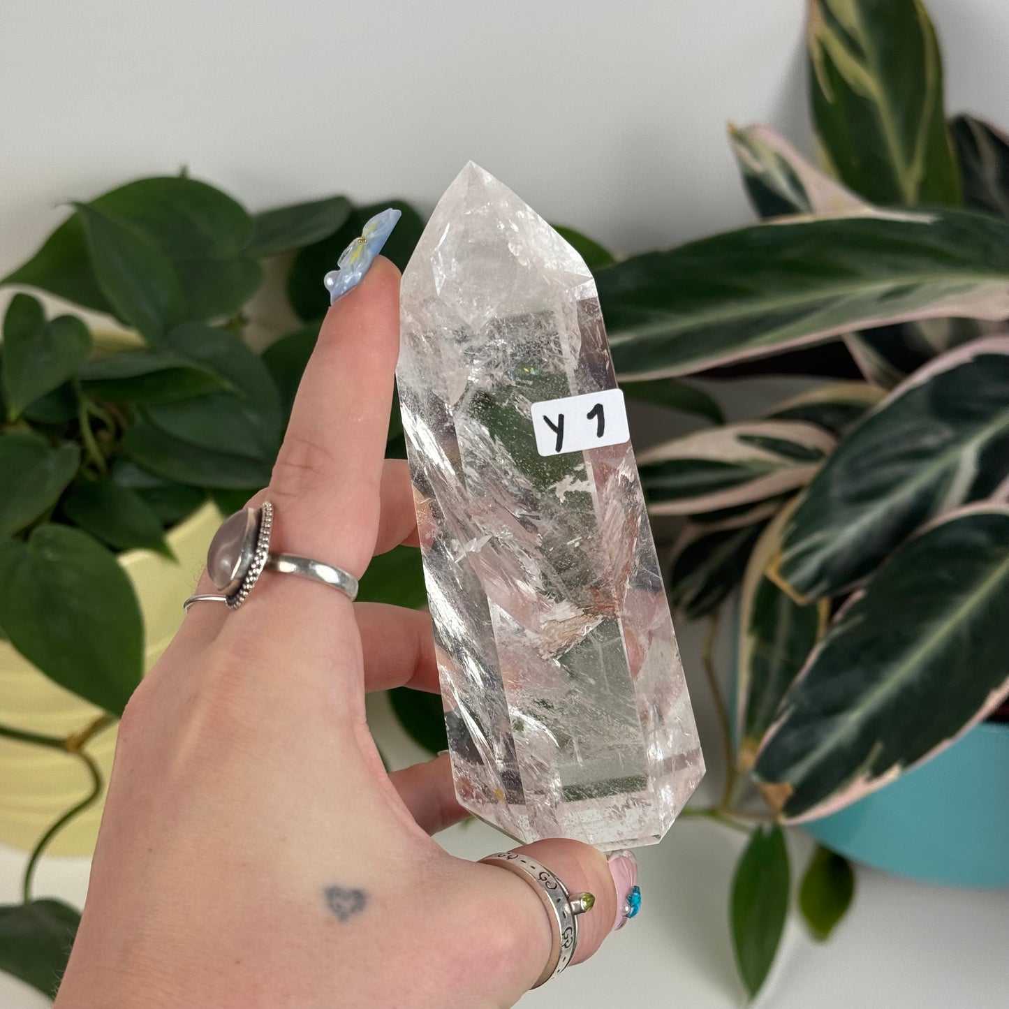 Gorgeous Lemurian Quartz Tower