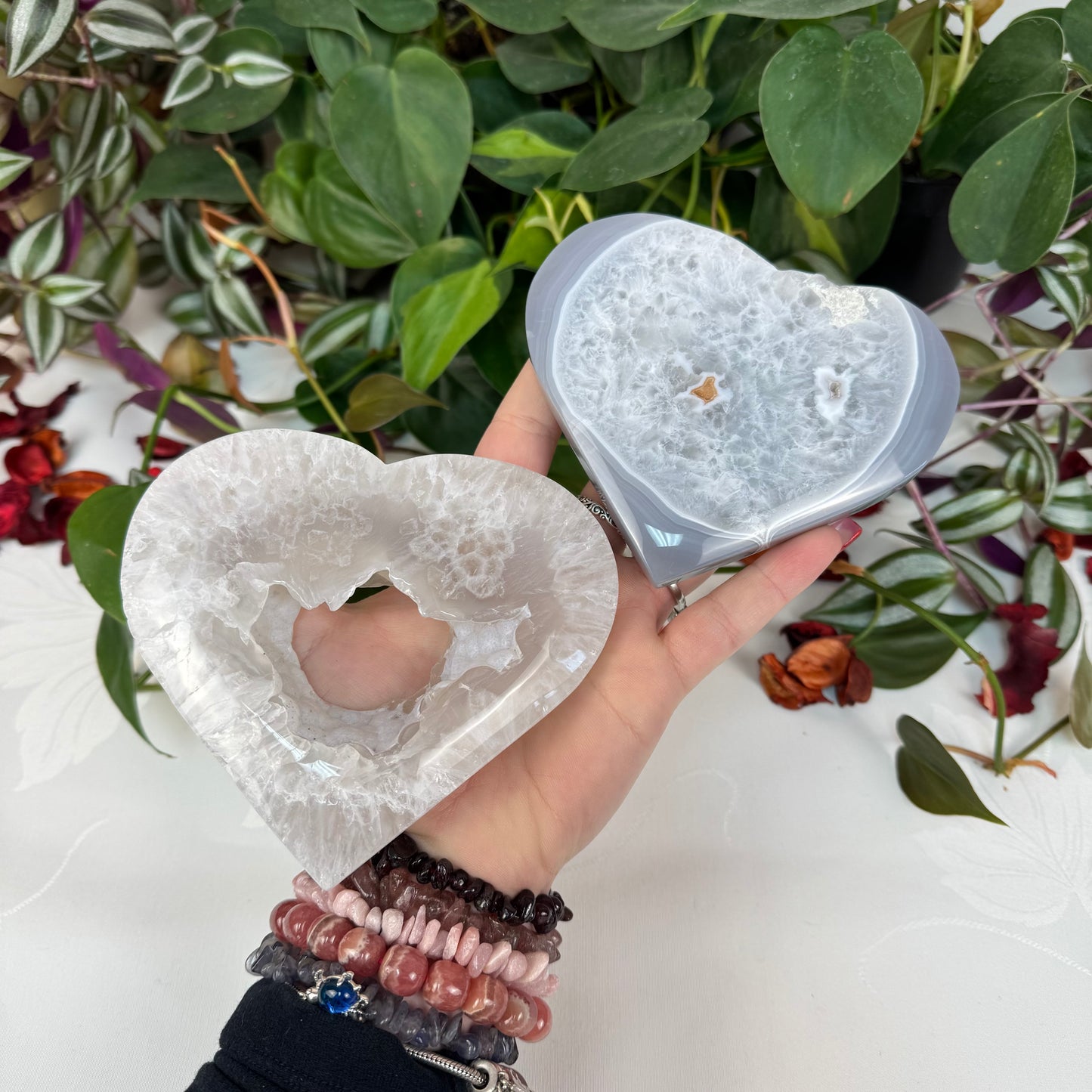 Imperfect Druzy Agate Love Heart