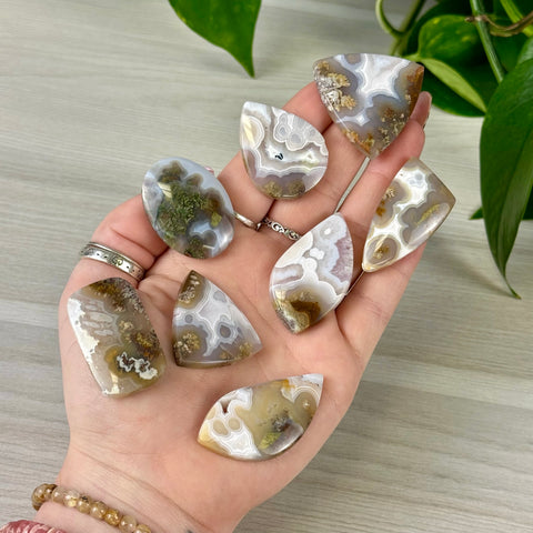 Scenic Moss Agate Cabochon 44 3 - Kenna's Crystals from TikTok