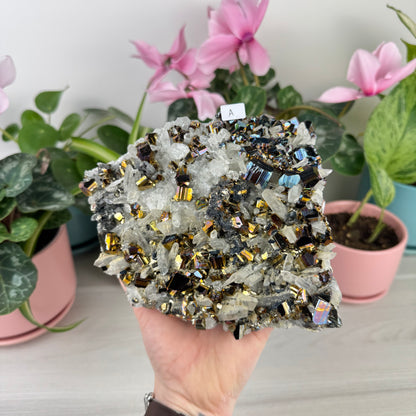 Iridescent Pyrite Specimen
