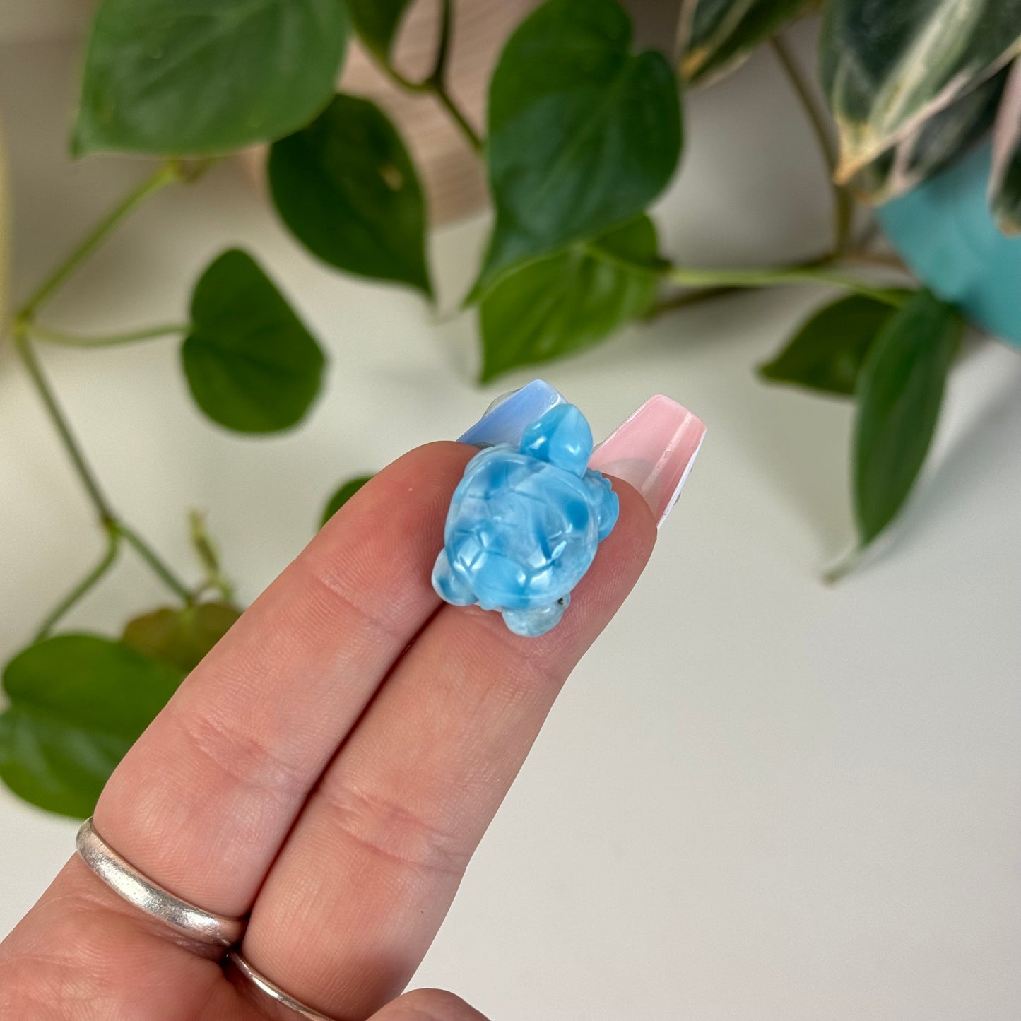 Mini Larimar Turtle