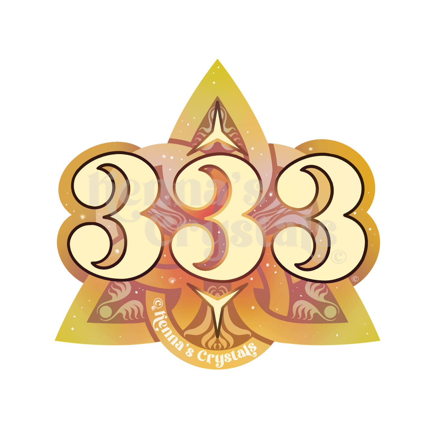 "333" Sticker