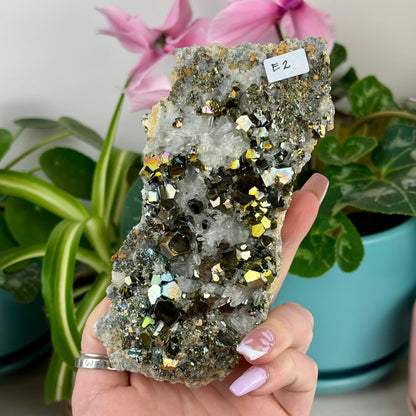 Iridescent Pyrite Specimen