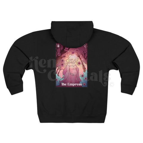 Tarot Card Unisex Zip Hoodie