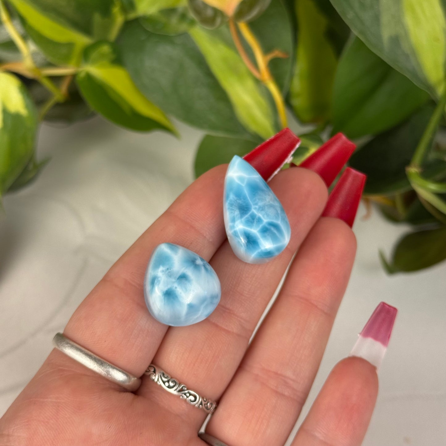 Mini Larimar Teardrop