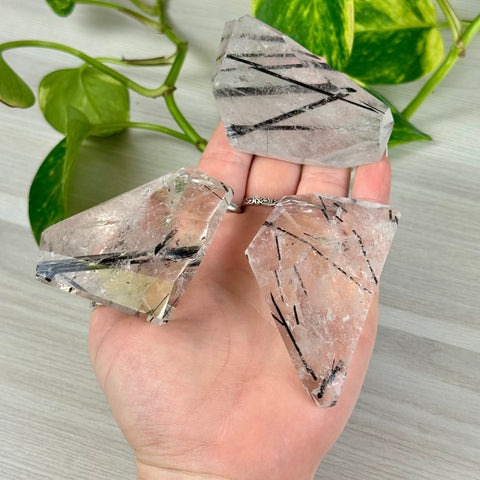 Tourmaline In Quartz Free Form