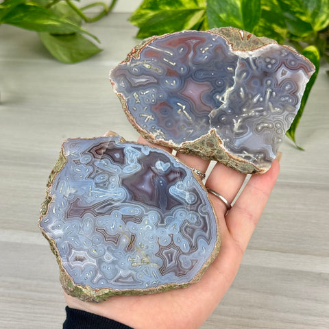 Swazi Rose Agate Slice
