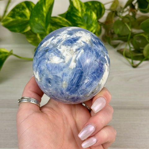 Icy Blue Kyanite Sphere