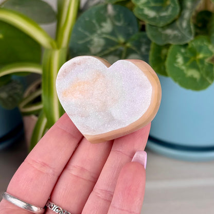 Chroma Druzy Agate Heart
