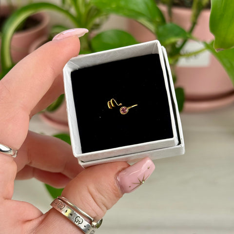 Gold Vermeil Adjustable Zodiac Ring