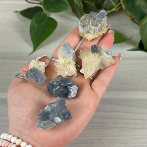 Celestite With Calcite Specimen