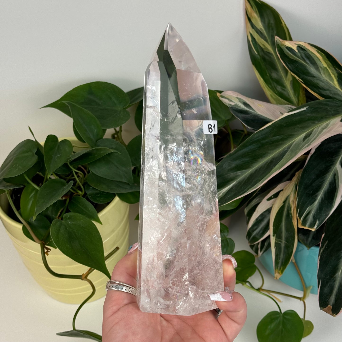 Gorgeous Lemurian Quartz Tower