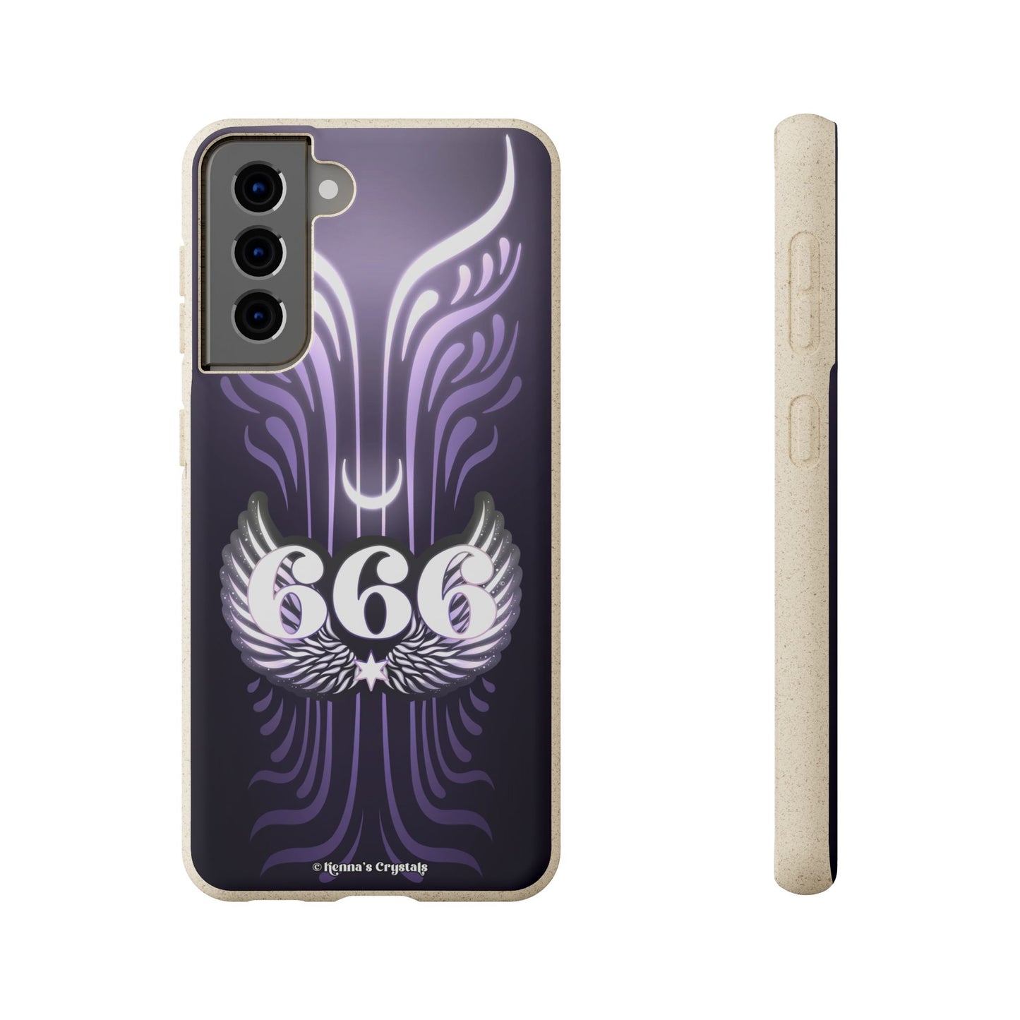 "666" Angel Number Biodegradable Phone Case