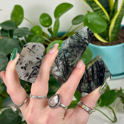 Tourmaline In Quartz Free Form