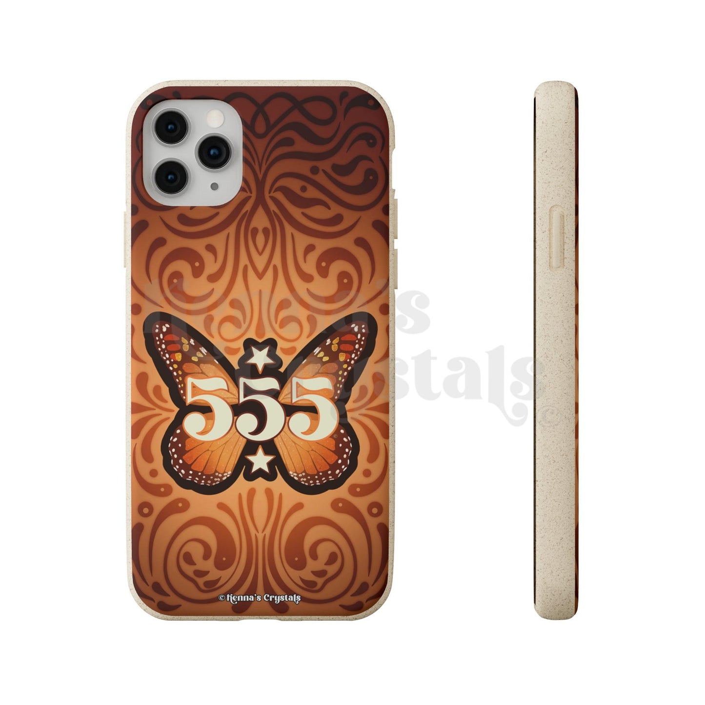 "555" Angel Number Biodegradable Phone Case