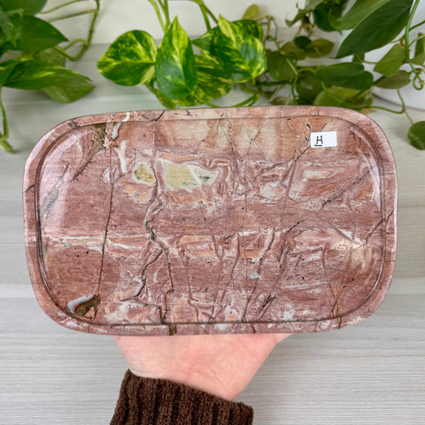 Painting Stone Jasper Decorative Plate