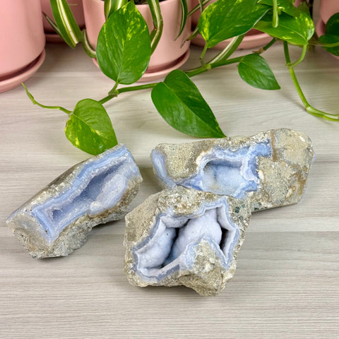 Druzy Blue Lace Agate Chunk